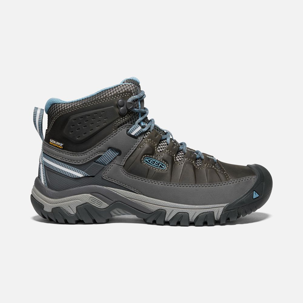 Keen Outdoor Bot Kadın Siyah Kahverengi - Targhee Iii Waterproof Mid - Türkiye MFYR15948